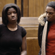In this film still from For Ahkeem, Daje Shelton and her mother, Tammy, are in juvenile court as she’s being assigned to attend the alternative school Innovative Concept Academy for getting into a minor fight at her previous school. (Courtesy of For Ahkeem film)